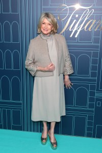 Martha Stewart at Tiffany & Co.’s NYC flagship store reopening gala.