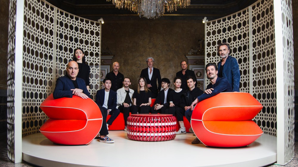 Designers who have collaborated with Louis Vuitton on the Objets Nomades collection. From left to right: Alberto Biagetti, Laura Baldassari, Frank Chou, Humberto Campana, Daniele Bortotto, Giorgia Zanellato, Marcel Wanders, Nendo, Yael Mer, Aurel Aebi, Shay Alkalay, Armand Louis and Patrick Reymond.