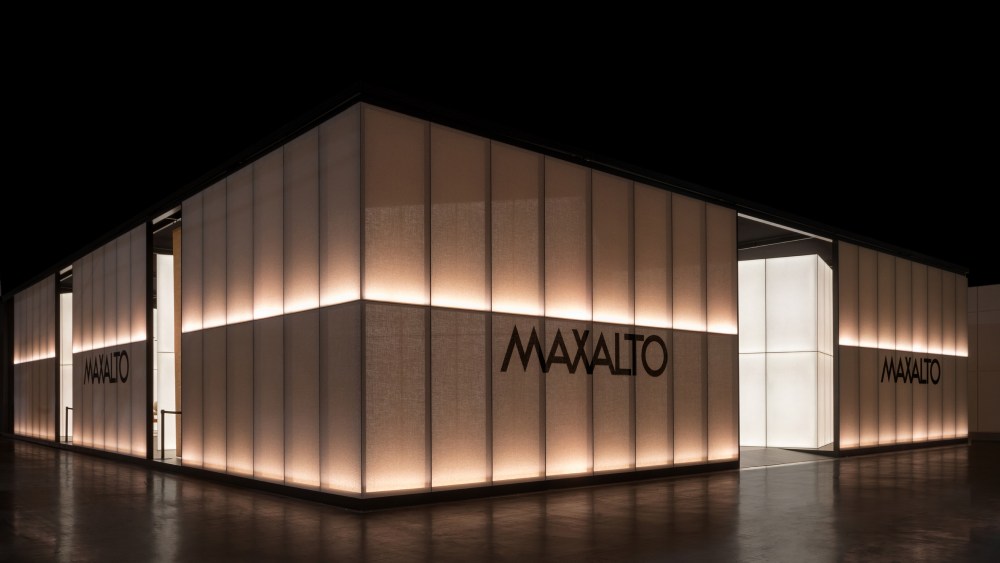 Maxalto's booth at Salone del Mobile