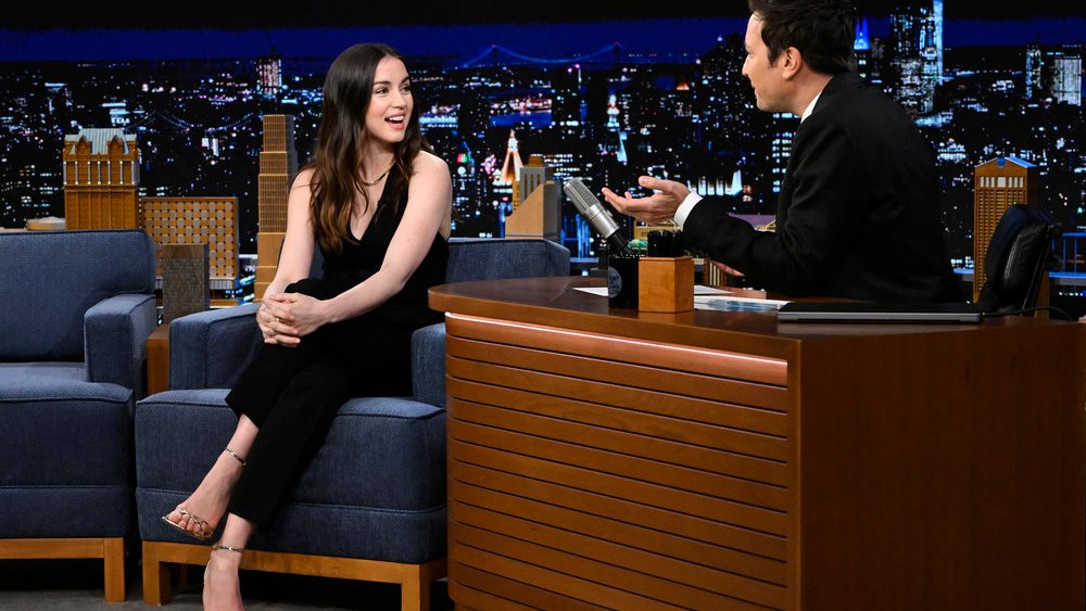 Ana de Armas on the April 18 episode of "The Tonight Show Starring Jimmy Fallon."