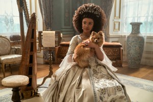 Queen Charlotte: A Bridgerton Story. India Amarteifio as Young Queen Charlotte in episode 105 of Queen Charlotte: A Bridgerton Story. Cr. Liam Daniel/Netflix © 2023
