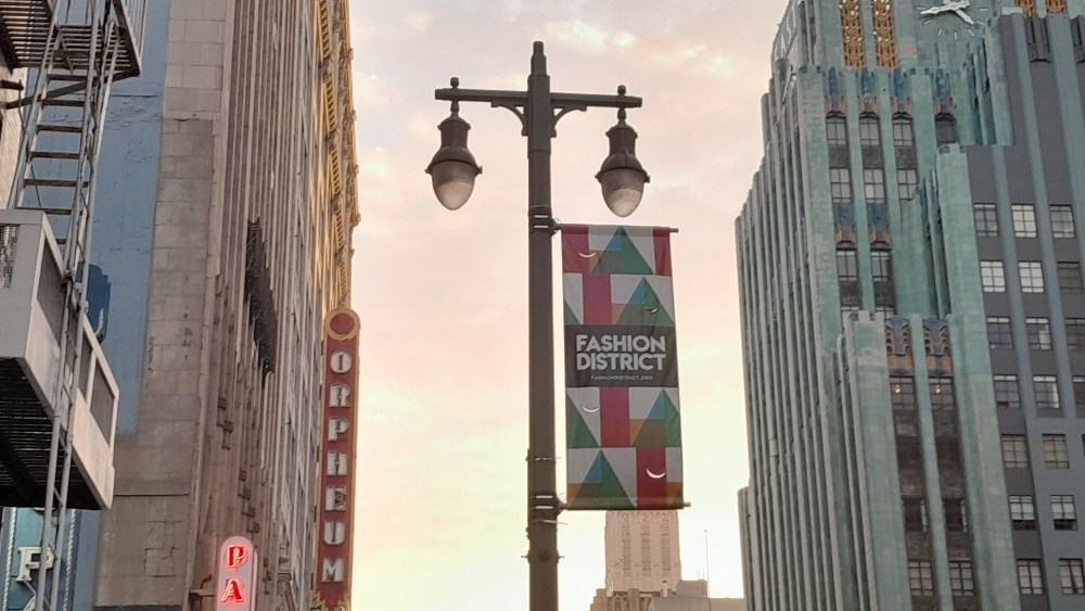 The Los Angeles garment district