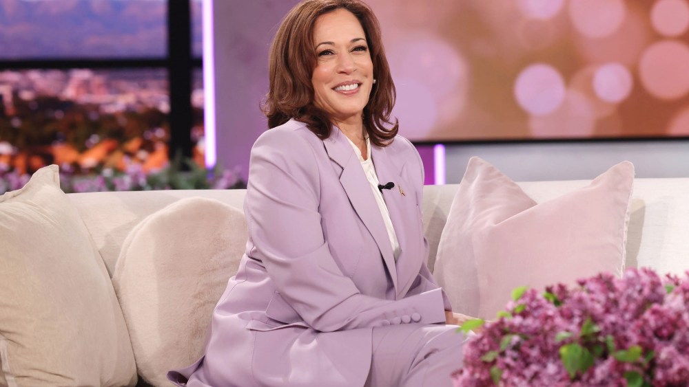 Kamala Harris appearing on the April 20 episode of “The Jennifer Hudson Show.”