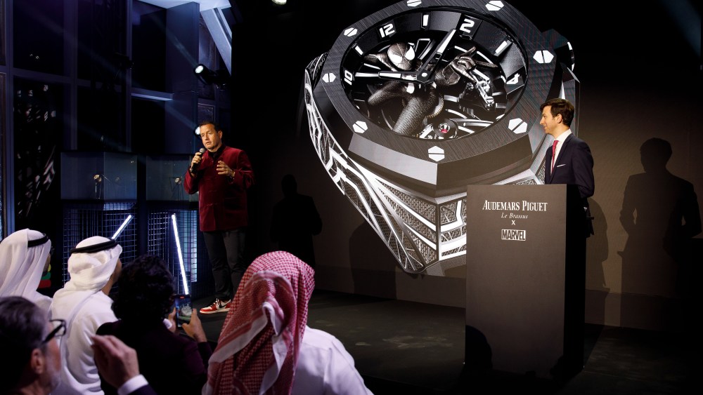 Audemars Piguet x Marvel in Dubai.