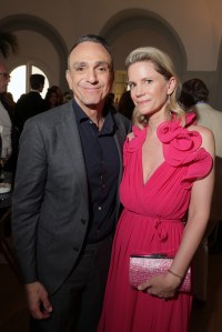 Hank Azaria and Katie Wright