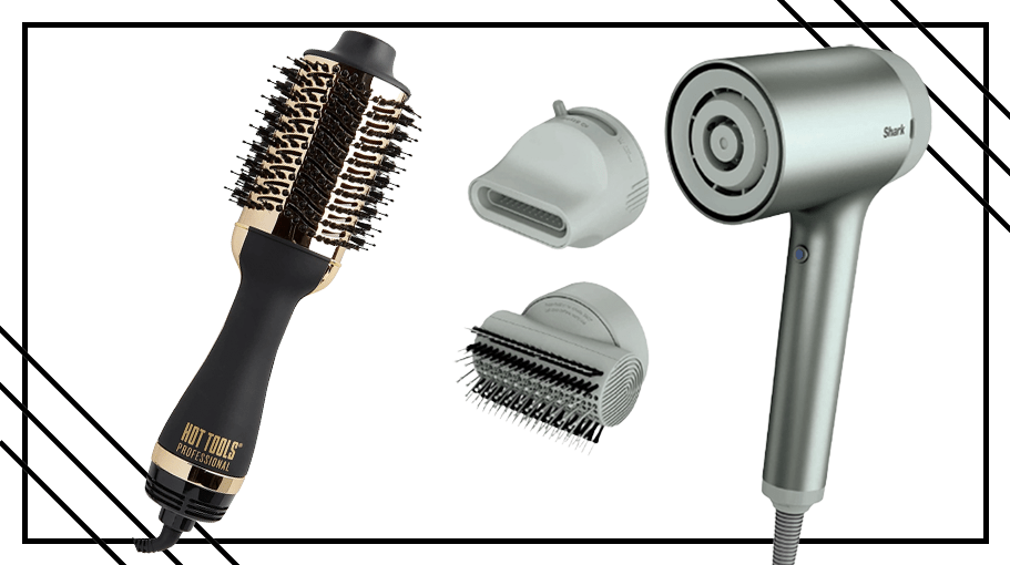 hair dryer brush and hair dryer