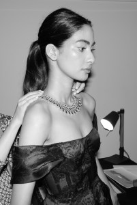Backstage at the Chopard’s Debut of ‘Caroline’s Couture’