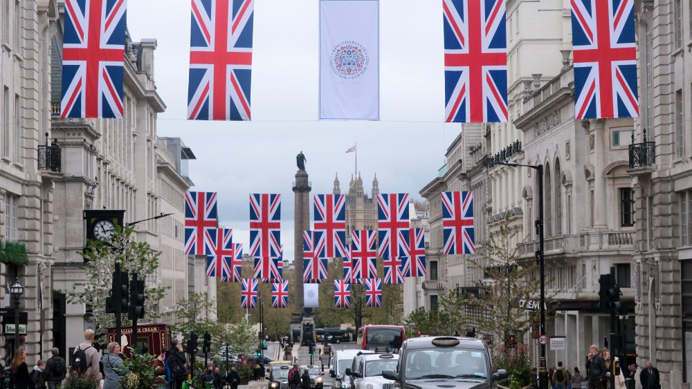 London ahead of the Coronation of King Charles earlier this year.