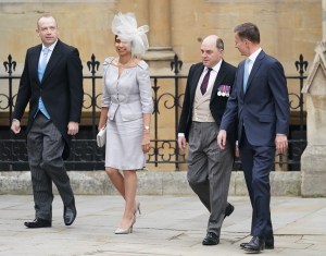 (left to right) Northern Ireland Secretary Chris Heaton-Harris, Home Secretary Suella Braverman, Defence Secretary Ben Wallace and Chancellor of the Exchequer Jeremy Hunt arriving at Westminster Abbey, London, ahead of the coronation of King Charles III and Queen Camilla on Saturday. Picture date: Saturday May 6, 2023. (Photo by Joe Giddens/PA Images via Getty Images)