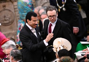 LONDON, ENGLAND - MAY 06: Lionel Richie attends the Coronation of King Charles III and Queen Camilla on May 06, 2023 in London, England. The Coronation of Charles III and his wife, Camilla, as King and Queen of the United Kingdom of Great Britain and Northern Ireland, and the other Commonwealth realms takes place at Westminster Abbey today. Charles acceded to the throne on 8 September 2022, upon the death of his mother, Elizabeth II. (Photo by Gareth Cattermole/Getty Images)