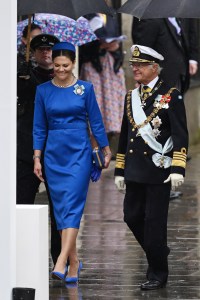LONDON, ENGLAND - MAY 06: Victoria, Crown Princess of Sweden and Carl XVI Gustaf, King of Sweden attend the Coronation of King Charles III and Queen Camilla on May 06, 2023 in London, England. The Coronation of Charles III and his wife, Camilla, as King and Queen of the United Kingdom of Great Britain and Northern Ireland, and the other Commonwealth realms takes place at Westminster Abbey today. Charles acceded to the throne on 8 September 2022, upon the death of his mother, Elizabeth II. (Photo by Jeff Spicer/Getty Images)