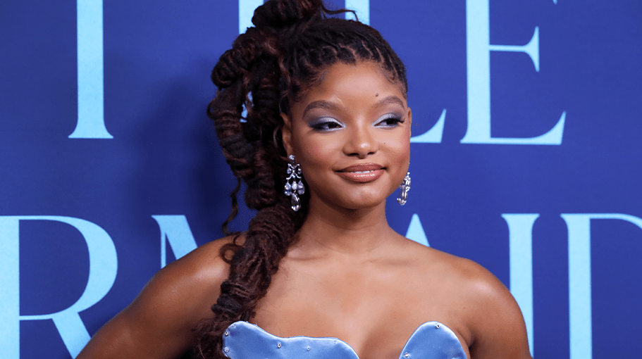 Halle Bailey attends the Australian premiere of "The Little Mermaid" at State Theatre on May 22, 2023 in Sydney, Australia. (Photo by Lisa Maree Williams/Getty Images)