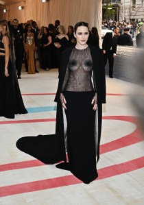 Rachel Brosnahan at the 2023 Met Gala: Karl Lagerfeld: A Line of Beauty held at the Metropolitan Museum of Art on May 1, 2023 in New York, New York.