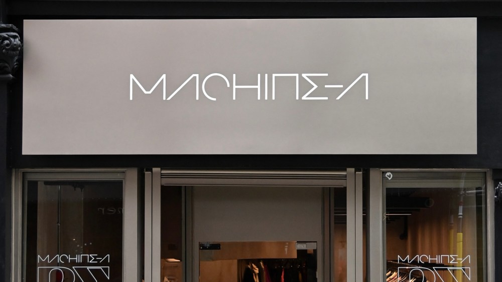 Revamped Machine-A store with new logo in Soho, London