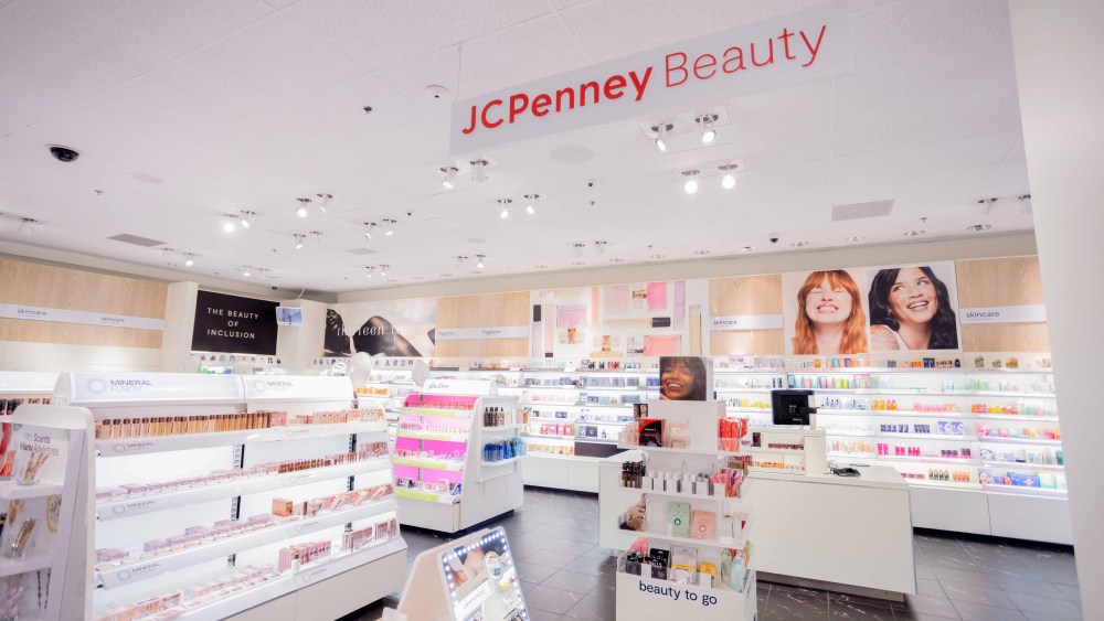 Penney's re-imagined beauty floor in the Stonebriar Mall in Frisco, Texas.