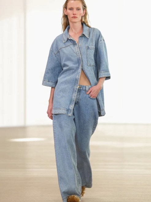 Aje and Outland Denim debuted five new denim styles at the luxury label's fashion show this week.