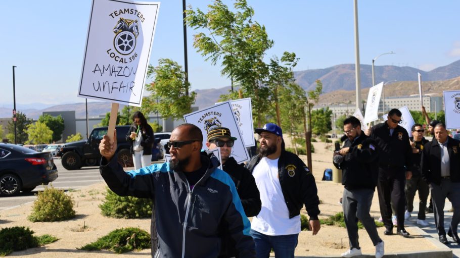 “We are putting our health on the line to deliver Amazon’s packages,” said Amazon driver, Michael Lieb.