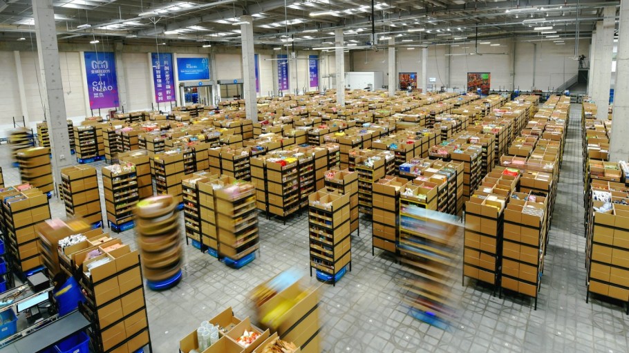 An inside look at Cainiao's intelligent warehouse.