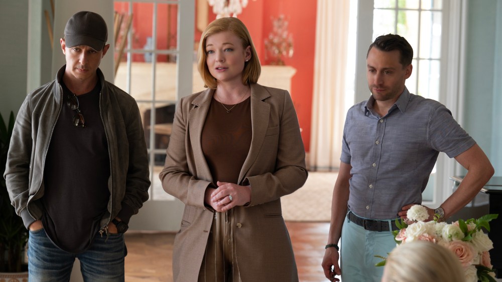 Jeremy Strong, Sarah Snook and Kieran Culkin in "Succession."