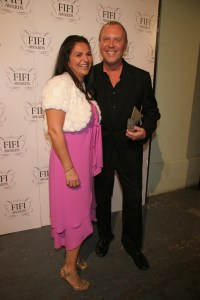 Veronique Gabai-Pinsky and Michael Kors