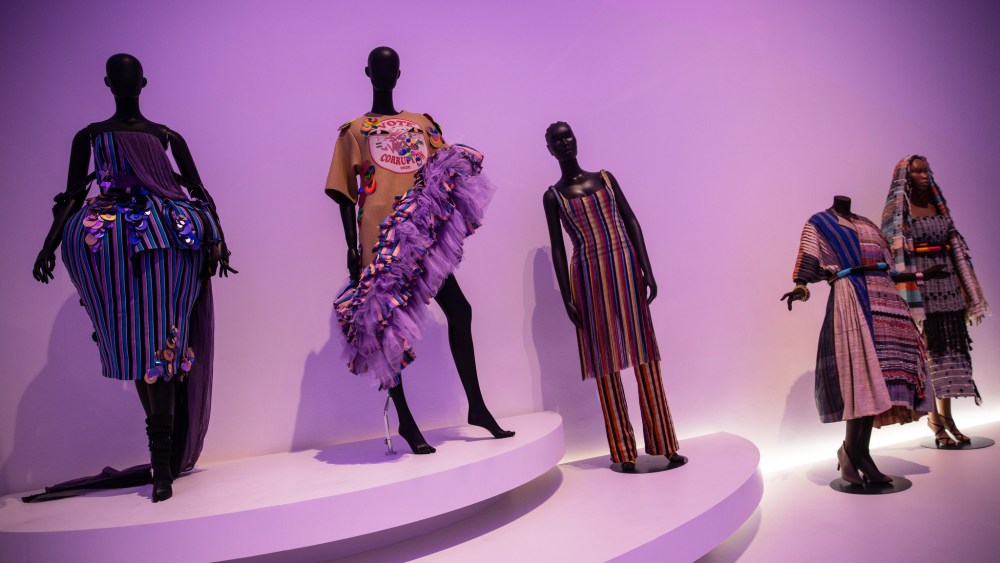 A look at the Africa Fashion exhibit at Brooklyn Museum on June 20, 2023 in Brooklyn, New York.Brooklyn Museum's Africa Fashion Exhibit