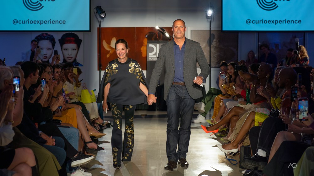 Cynthia Rowley and Nigel Barker