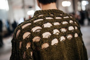 Backstage at Dries Van Noten Men's Spring 2024