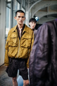 Backstage at Dries Van Noten Men's Spring 2024