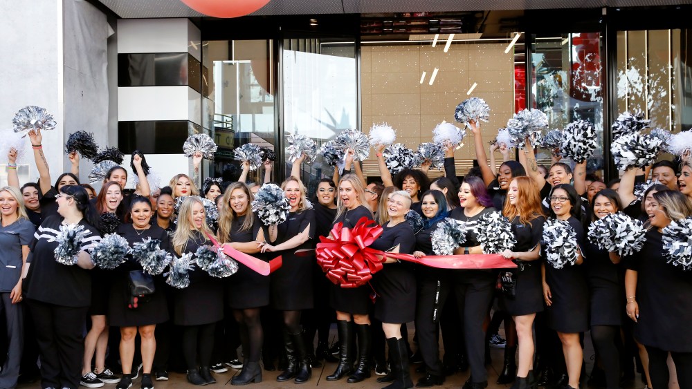 LOS ANGELES, CALIFORNIA - NOVEMBER 22: Sephora employees attend Sephora The Grove Store Opening Event - Day 1 at The Grove on November 22, 2019 in Los Angeles, California. (Photo by Rachel Murray/Getty Images for Sephora)
