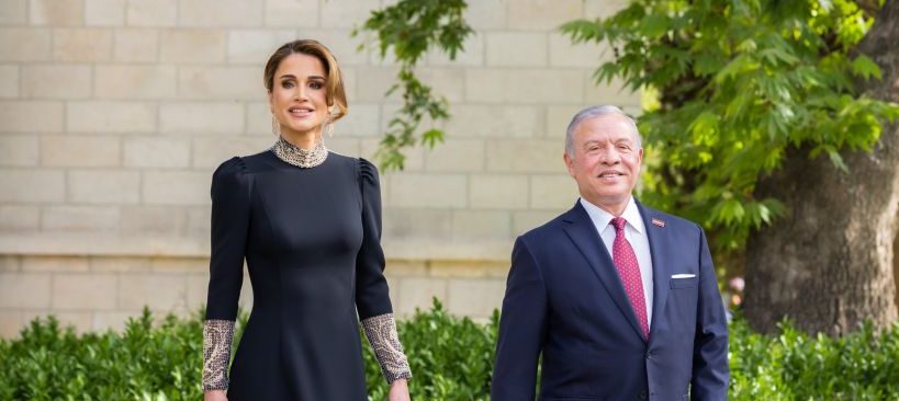 Queen Rania, Prince Al Hussein, Princess Rajwa, wedding