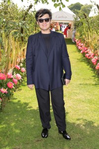 EGHAM, ENGLAND - JUNE 18: Huishan Zhang arrives with a wheely chauffeur to the Cartier Queen's Cup Polo 2023 on June 18, 2023 in Egham, England. (Photo by Dave Benett/Getty Images for Wheely)