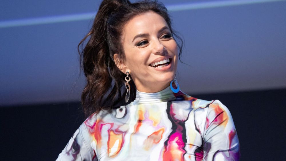 Eva Longoria attends the 'Representing Stories of Worth' panel at Cannes Lions 2023 on June 21 in Cannes, France.