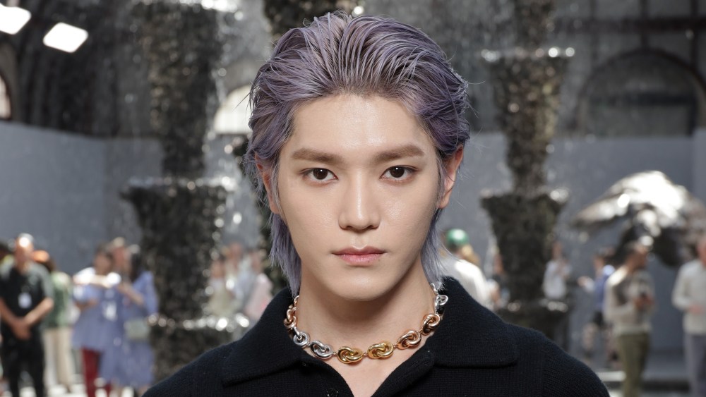 PARIS, FRANCE - JUNE 24: Taeyong attends the Loewe Menswear Spring/Summer 2024 show as part of Paris Fashion Week on June 24, 2023 in Paris, France. (Photo by Pascal Le Segretain/Getty Images for Loewe)