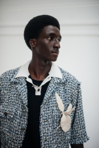 Backstage at Amiri Men's Spring 2024