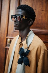 Backstage at Amiri Men's Spring 2024