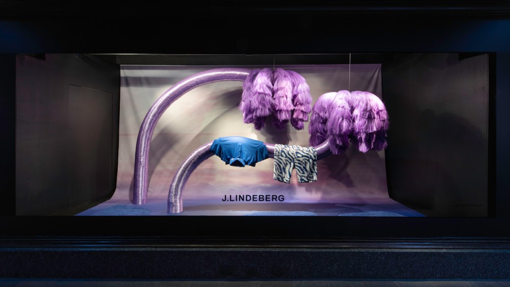J.Lindeberg pop-up at Harrods.