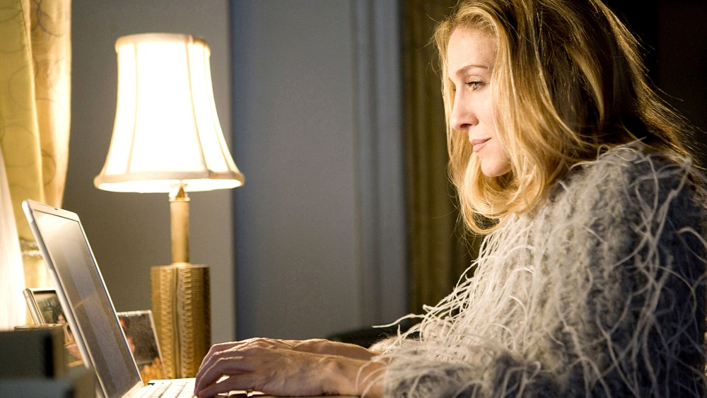 Sarah Jessica Parker, carrie bradshaw, in Sex and the City: The Movie (2008), history