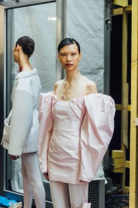 Backstage at Jacquemus RTW Spring 2024