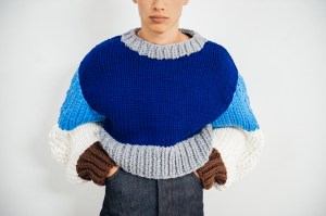 Backstage at Loewe Men's Spring 2024