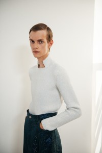 Backstage at Loewe Men's Spring 2024