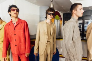 Backstage at Paul Smith Men's Spring 2024