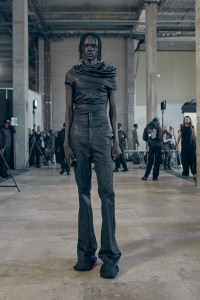 Backstage at Rick Owens Men's Spring 2024