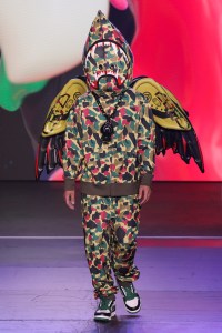 BAPE, June 2023, Terminal 5, New York CityA look from the Bape Runway Show.