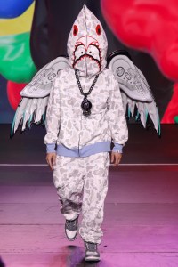 BAPE, June 2023, Terminal 5, New York CityA look from the Bape Runway Show.