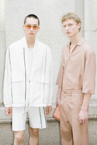 Backstage at Zegna Men's Spring 2024