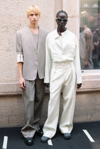 Backstage at Zegna Men's Spring 2024