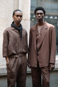 Backstage at Zegna Men's Spring 2024