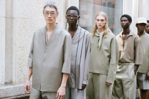 Backstage at Zegna Men's Spring 2024