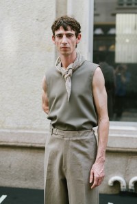 Backstage at Zegna Men's Spring 2024