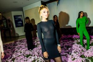 Chloe Fineman at the CHAM Collection 1 Launch and Cocktail Party at the Trousdale Estates on June 10, 2023 in Los Angeles, California.